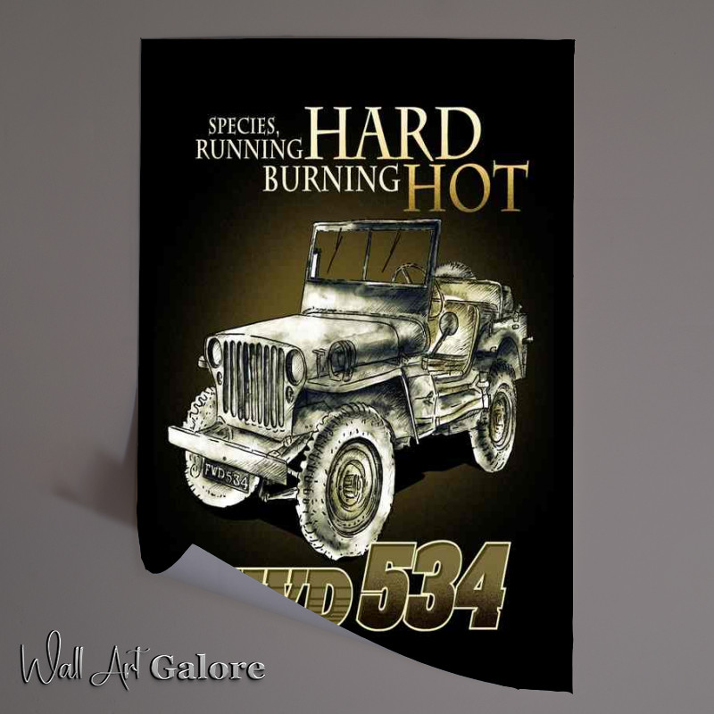 Buy Unframed Poster : (Running Hard Burning Hot)