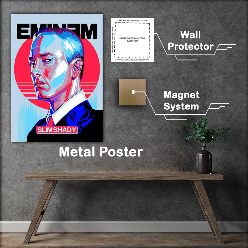 Buy Metal Poster : (Slim Shady Eminem)