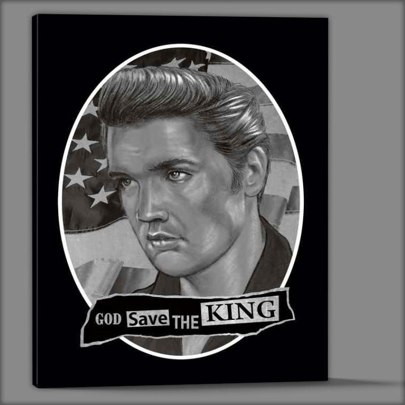 Buy Canvas : (The King Of Rock And Roll Elvis)