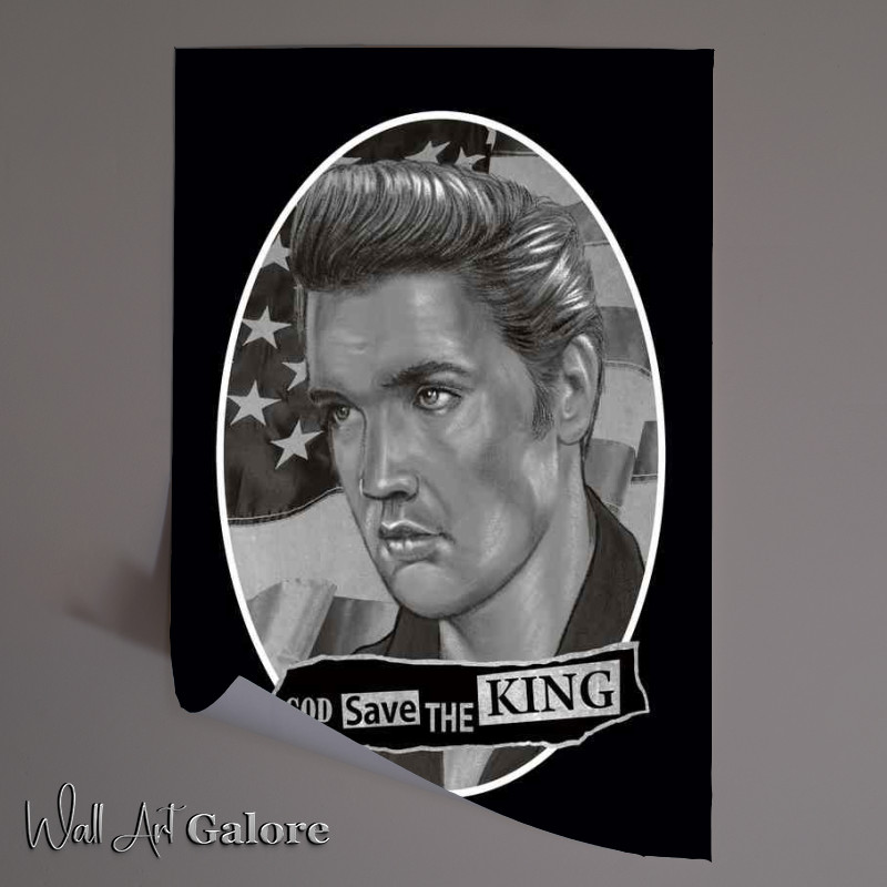 Buy Unframed Poster : (The King Of Rock And Roll Elvis)