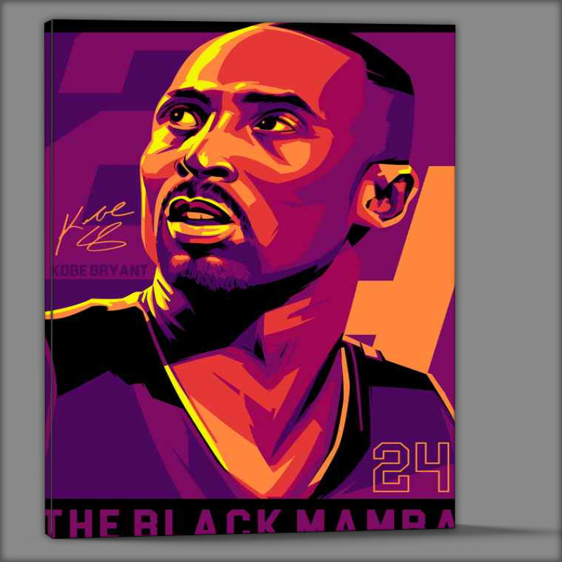 Buy Canvas : (The black mamba basketball)