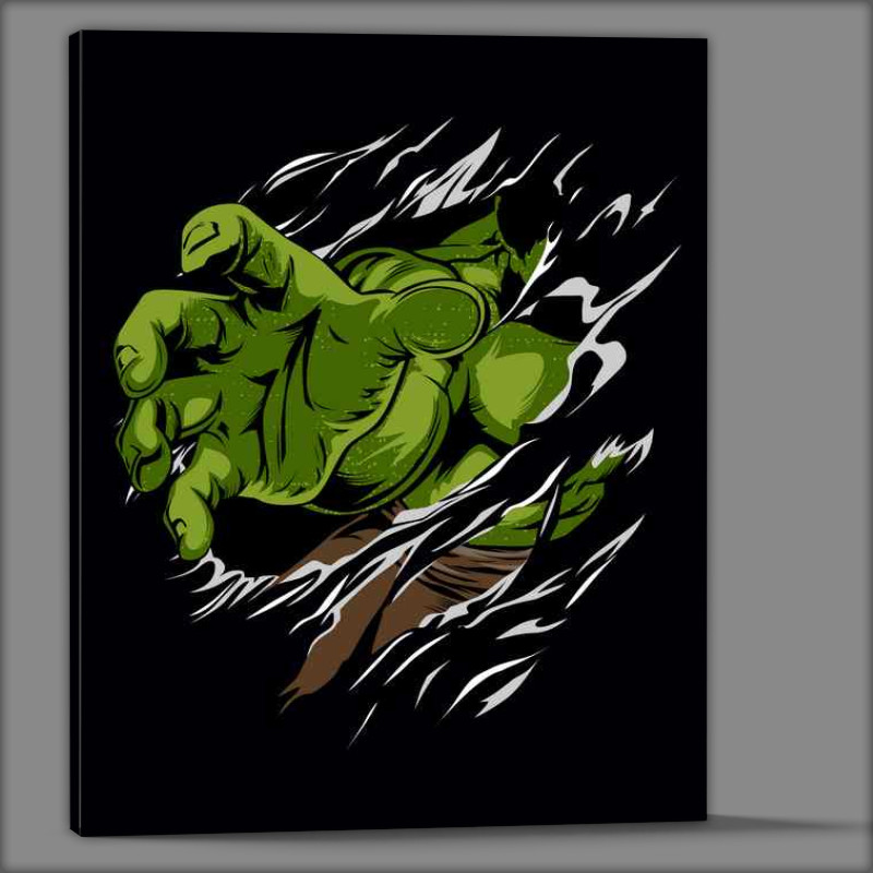 Buy Canvas : (Torn The Green Hand)