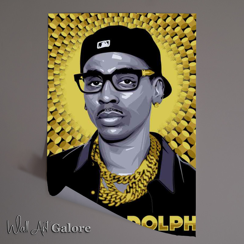 Buy Unframed Poster : (Young Dolph thinking out loud rapper music)