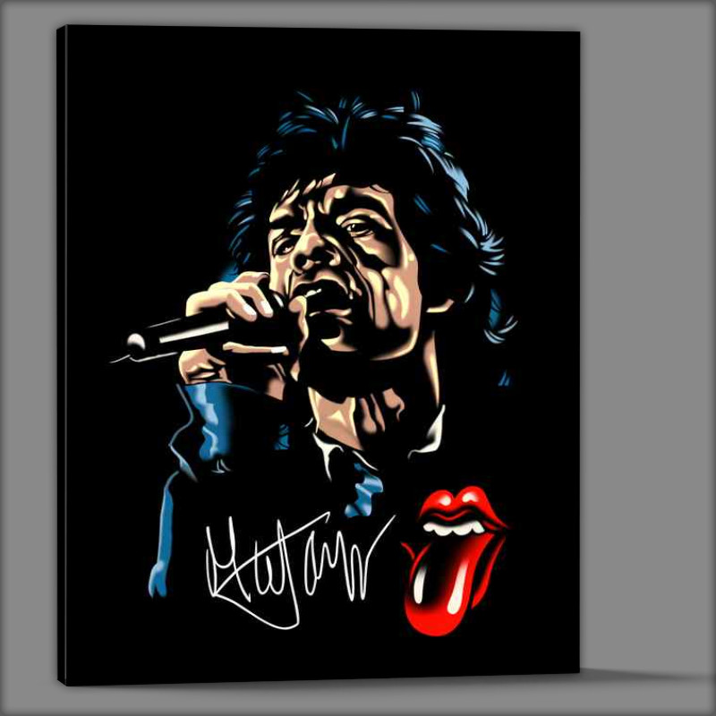 Buy Canvas : (mick jagger lips)