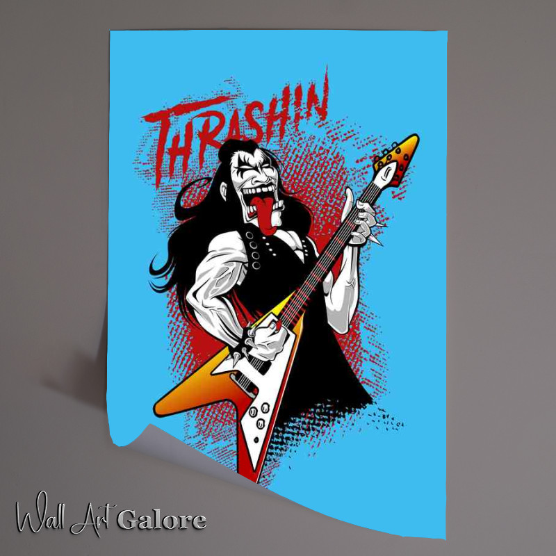 Buy Unframed Poster : (thrash in Kiss)