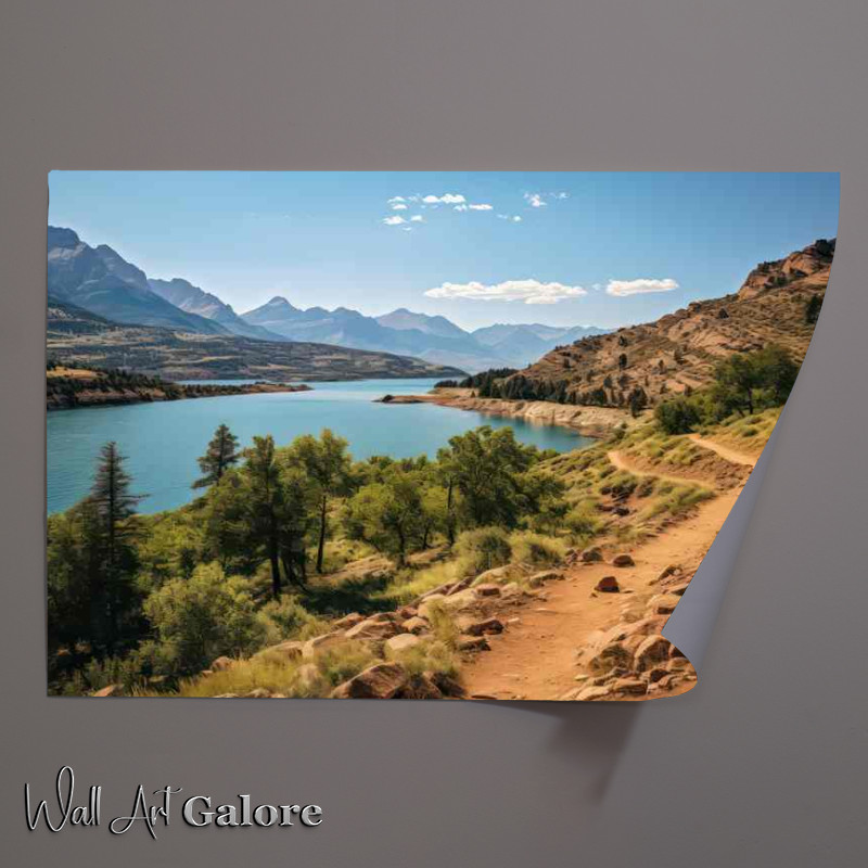 Buy Unframed Poster : (Lakes And The Mountains During the day in utah)