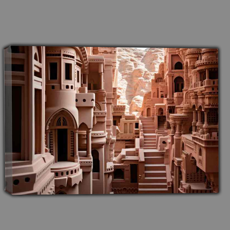 Buy Canvas : (Petra city tour of ancient city of petra in jordan)