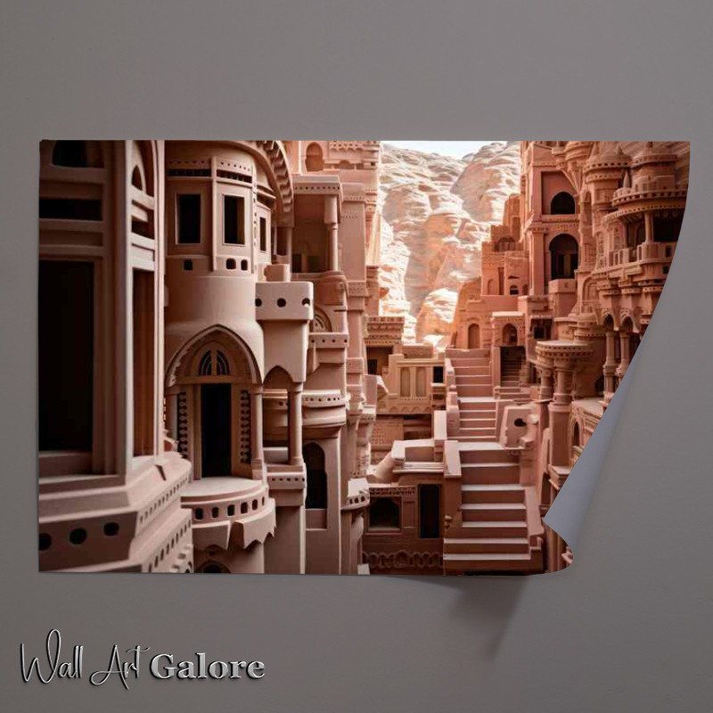 Buy Unframed Poster : (Petra city tour of ancient city of petra in jordan)