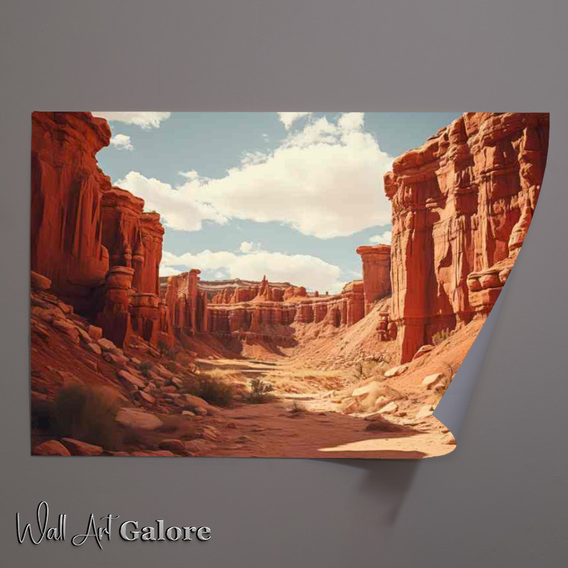 Buy Unframed Poster : (Red canyon arches north America)