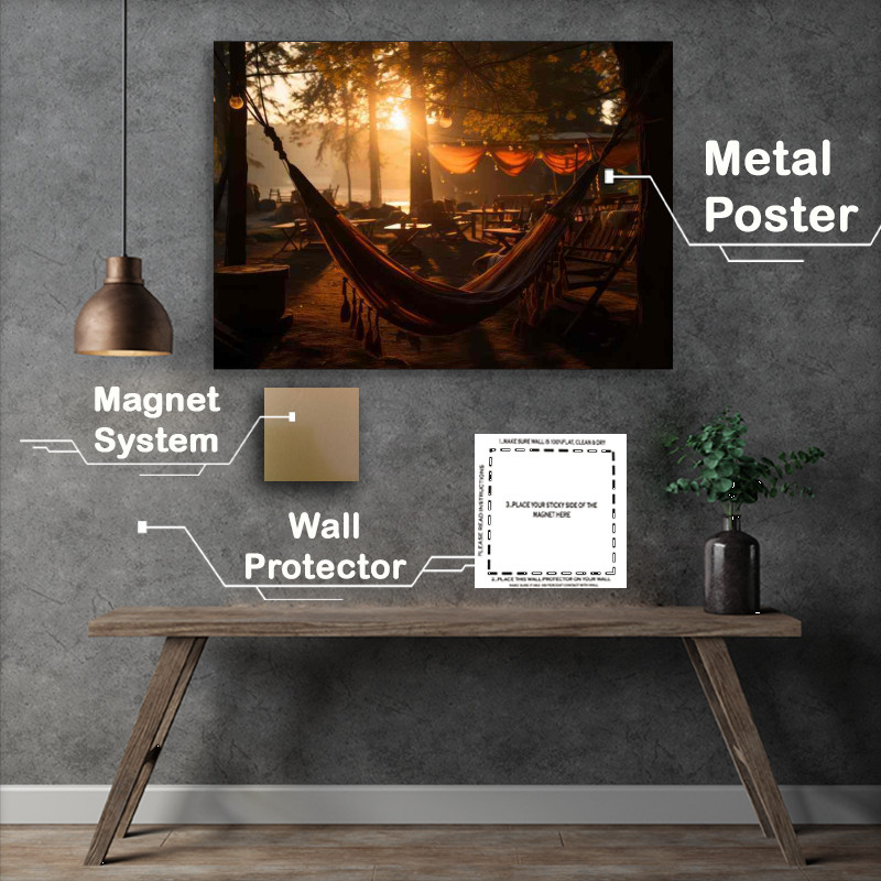 Buy Metal Poster : (Sun Bathed morning view)