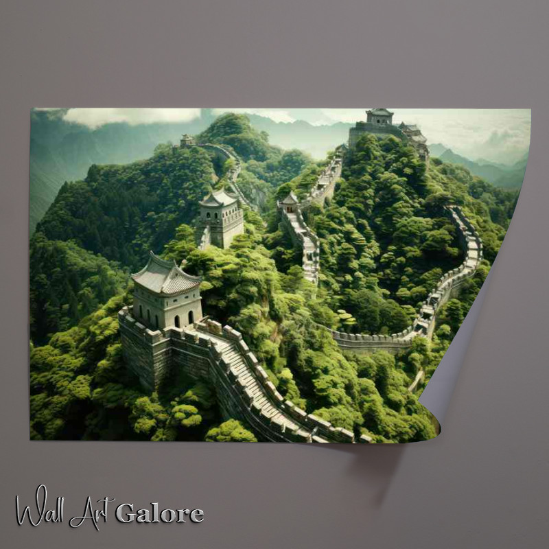 Buy Unframed Poster : (The great wall of china During the daytime)