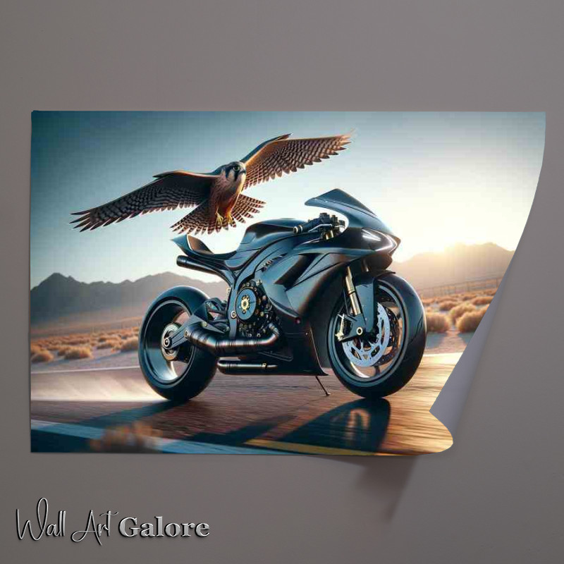 Buy Unframed Poster : (Falcon Inspired Superbike Dynamic Design)