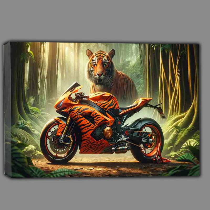Buy Canvas : (Tiger Essence Bold Orange Superbike)