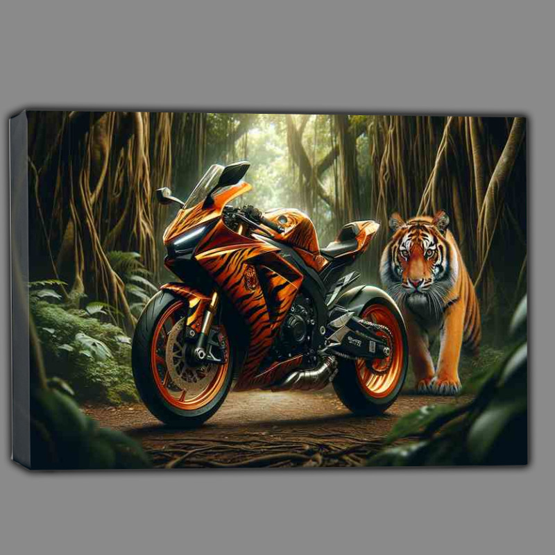Buy Canvas : (Tiger Wild Essence Bold Orange Superbike)
