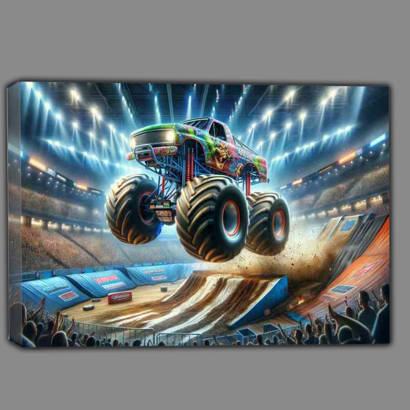 Buy Canvas : (Arena Monster Truck Spectacular Showdown)