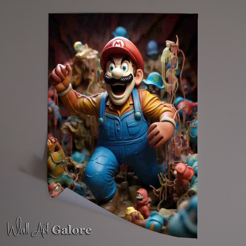 Buy Unframed Poster : (Mario style neo plastisene)