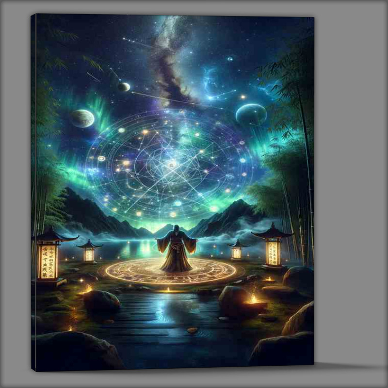 Buy Canvas : (Celestial Onmyoji Ritual ancient Japanese esoteric cosmology)