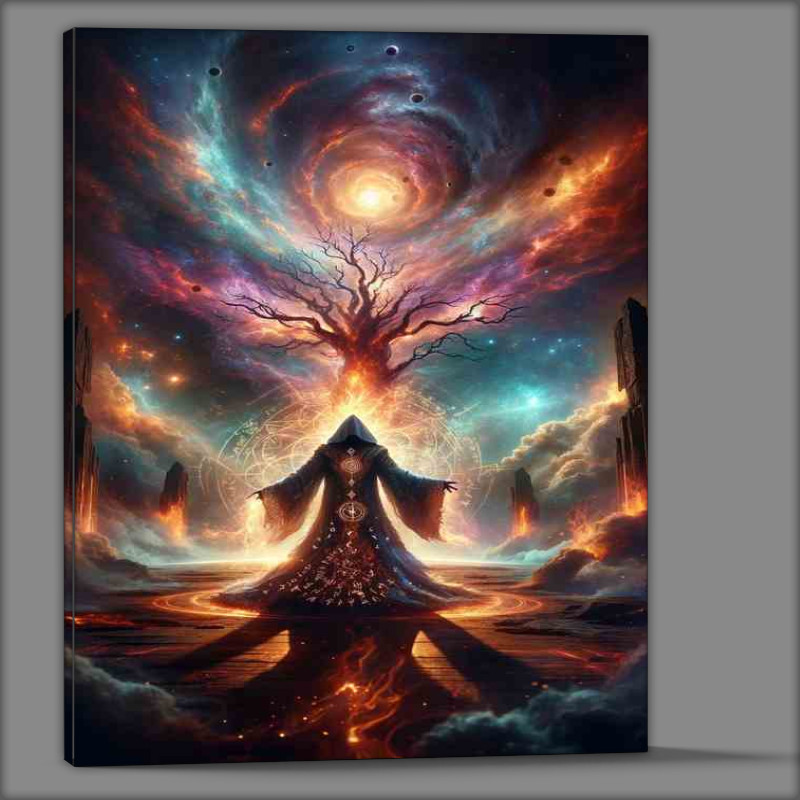Buy Canvas : (Sorcerer Summoning Cosmic Energy)