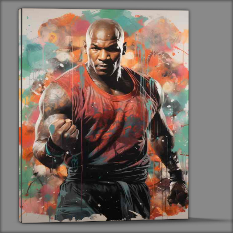 Buy Canvas : (Mike Tyson one of the worlds greatest boxing fighters)