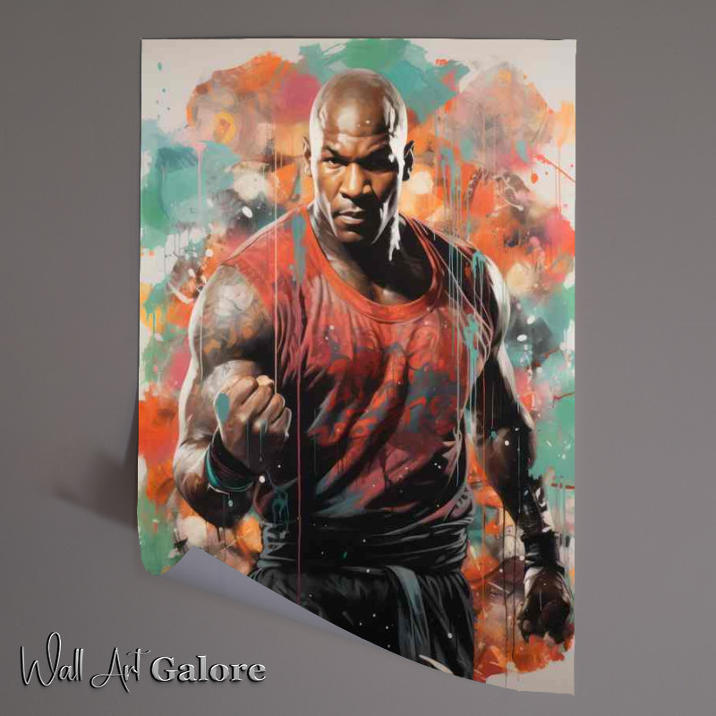Buy Unframed Poster : (Mike Tyson one of the worlds greatest boxing fighters)