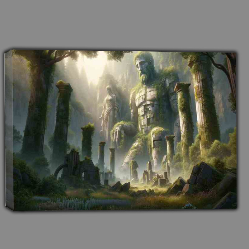 Buy Canvas : (Ancient Titans Garden)