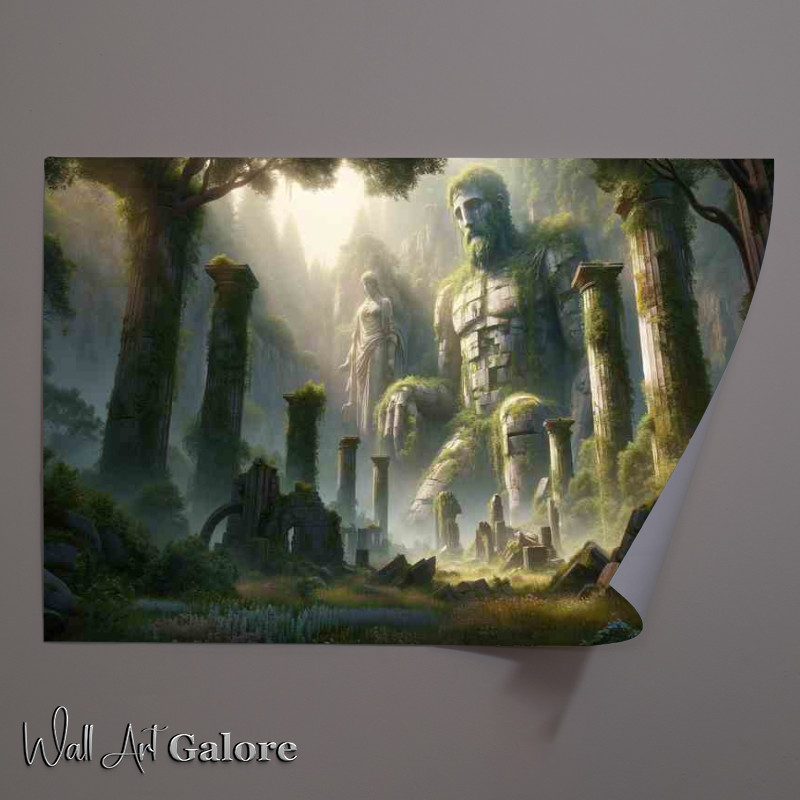 Buy Unframed Poster : (Ancient Titans Garden)
