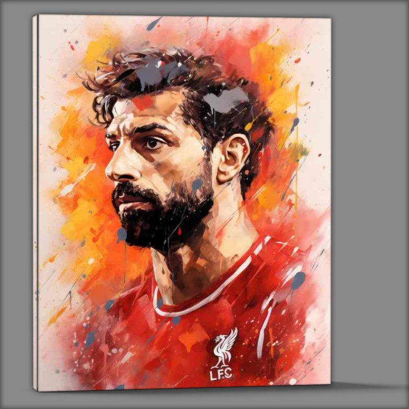 Buy Canvas : (Mo Salah Footballer)