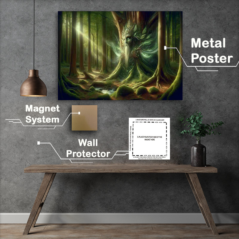 Buy Metal Poster : (Visionary Protector of the Forest)