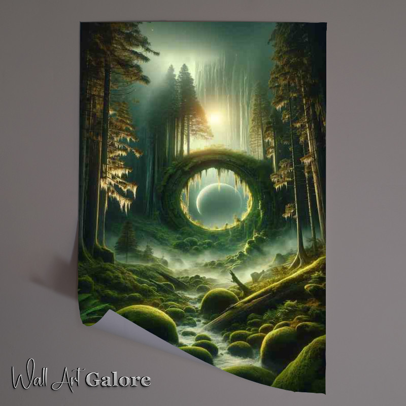 Buy Unframed Poster : (Ancient Forest Gateway to Mysterious Worlds)