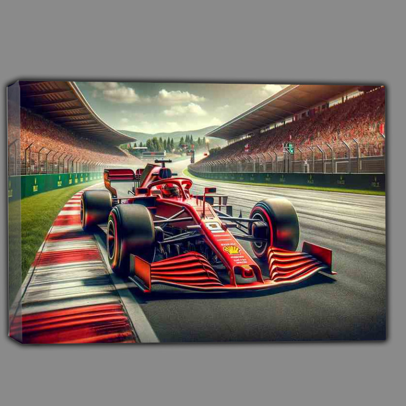 Buy : (Grand Prix Circuit Racing Car Canvas)