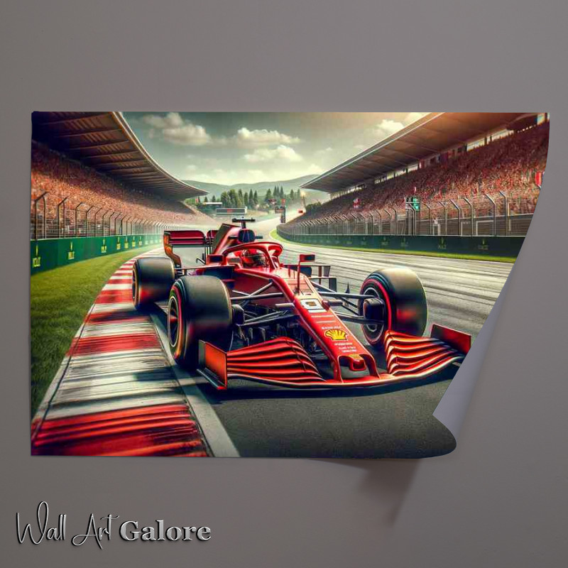 Buy : (Grand Prix Circuit Racing Car Poster)