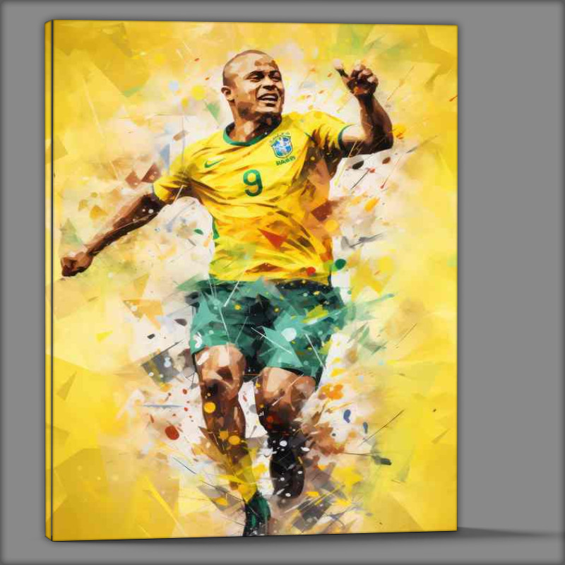 Buy Canvas : (Roberto Carlos Footballer)