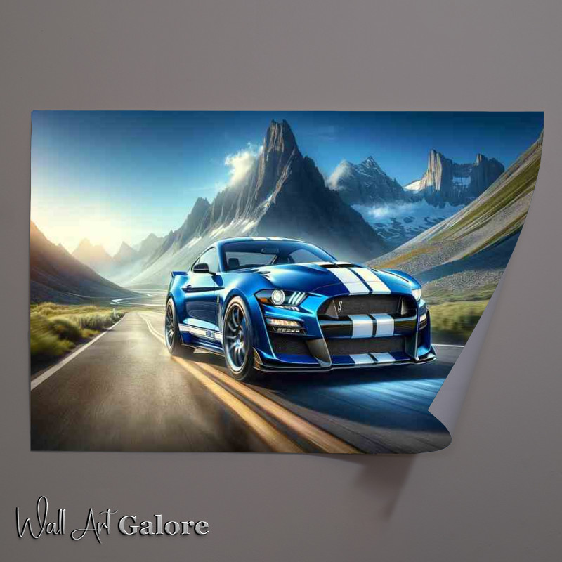 Buy Unframed Poster : (Shelby Performance and Elegance muscle Car)