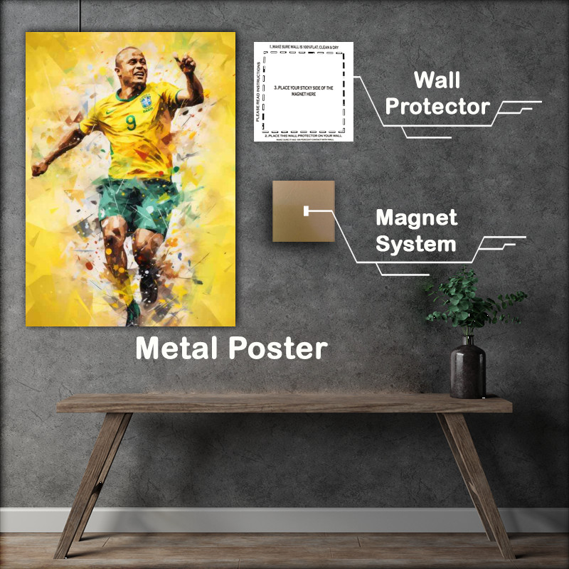 Buy Metal Poster : (Roberto Carlos Footballer)