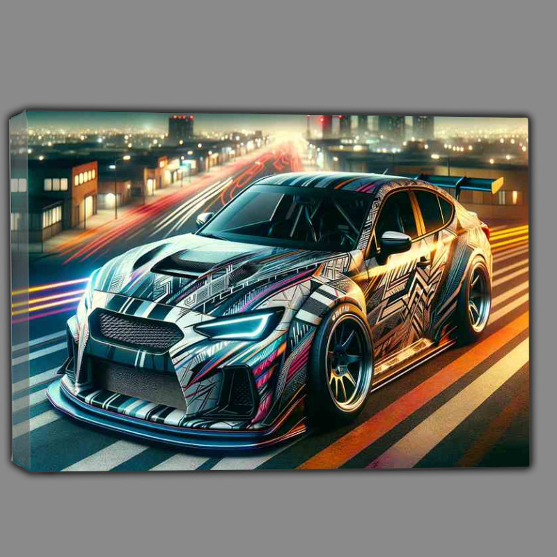 Buy Canvas : (Street Racing Car with Enhanced Graphics)