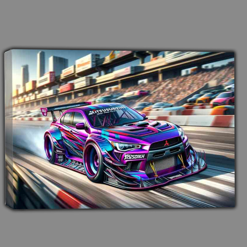Buy Canvas : (a Mitsubishi street racing car with oversized features)