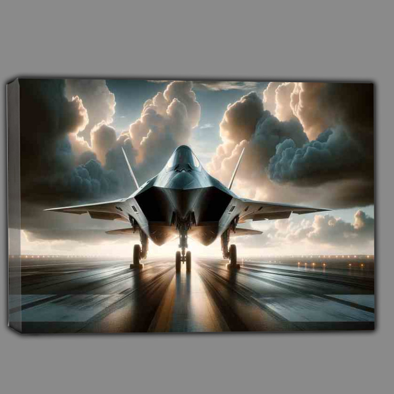 Buy Canvas : (Advanced Combat Fighter Poised for Takeoff)