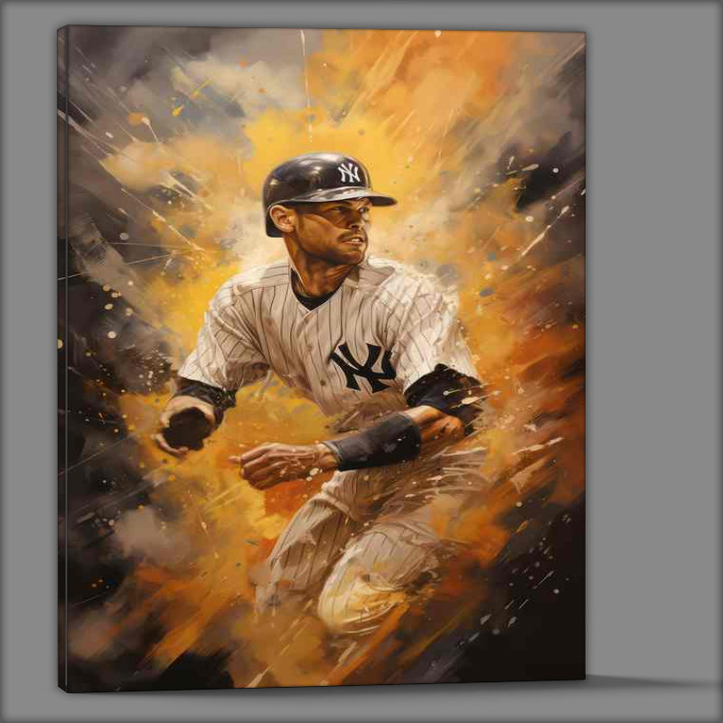 Buy Canvas : (The new york yankees baseball player)