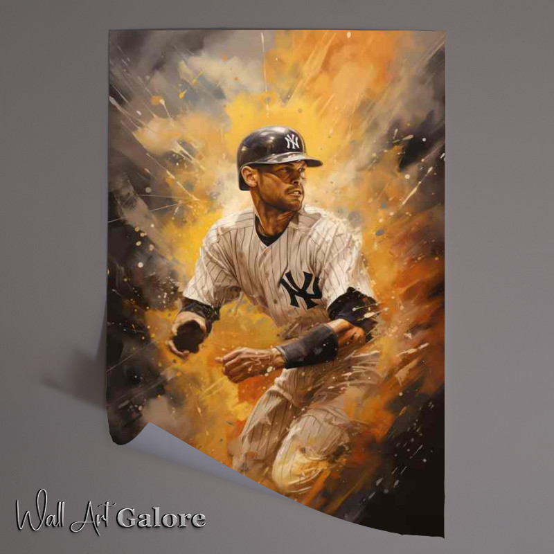 Buy Unframed Poster : (The new york yankees baseball player)