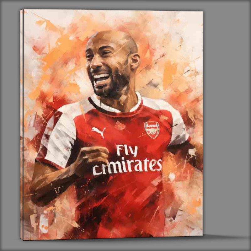 Buy Canvas : (Thierry Henry Footballer)