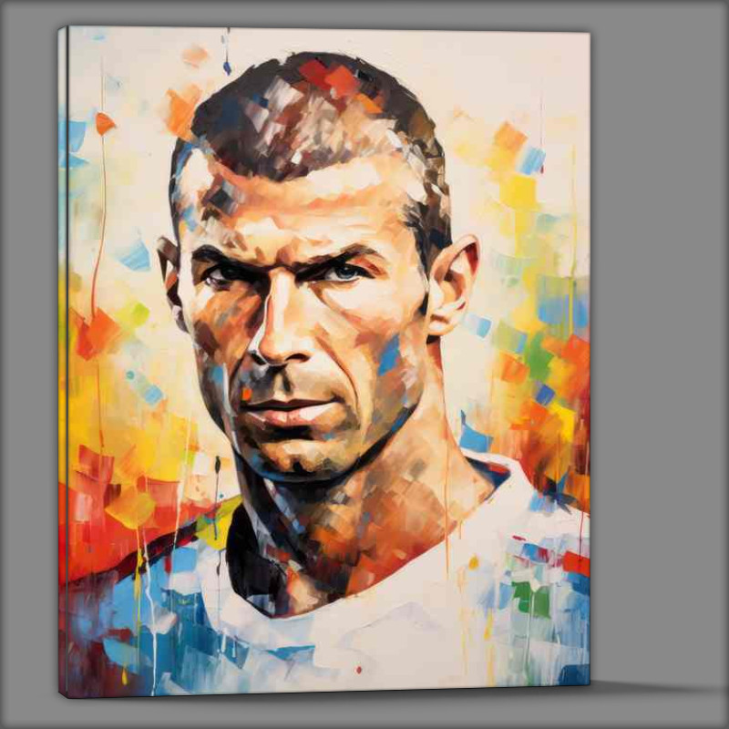 Buy Canvas : (Zinedine Zidane Footballer)