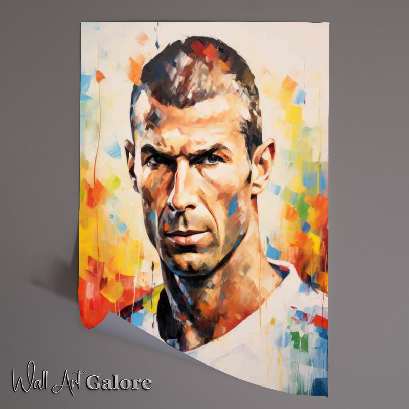 Buy Unframed Poster : (Zinedine Zidane Footballer)