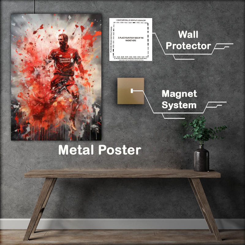 Buy Metal Poster : (liverpool vs barcelona football)