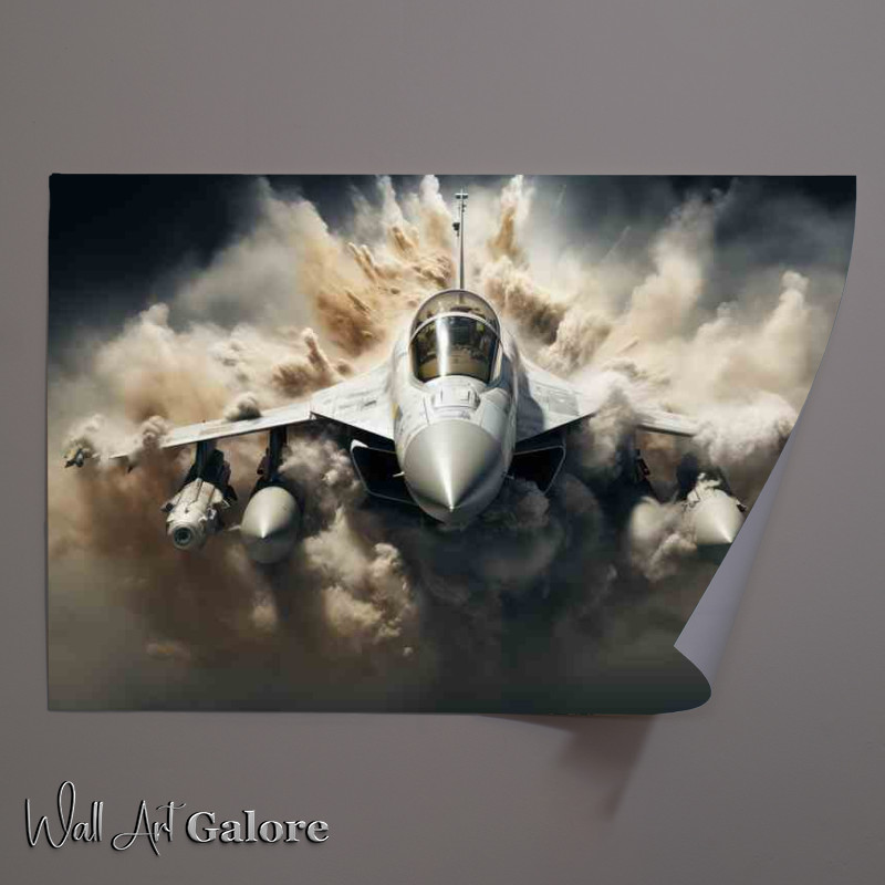 Buy Unframed Poster : (Fighter Jet ready for combat)