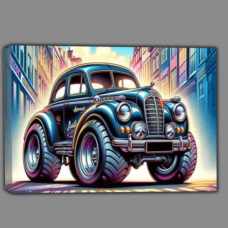 Buy Canvas : (Austin Westminster A90 The car is design cartoon style)