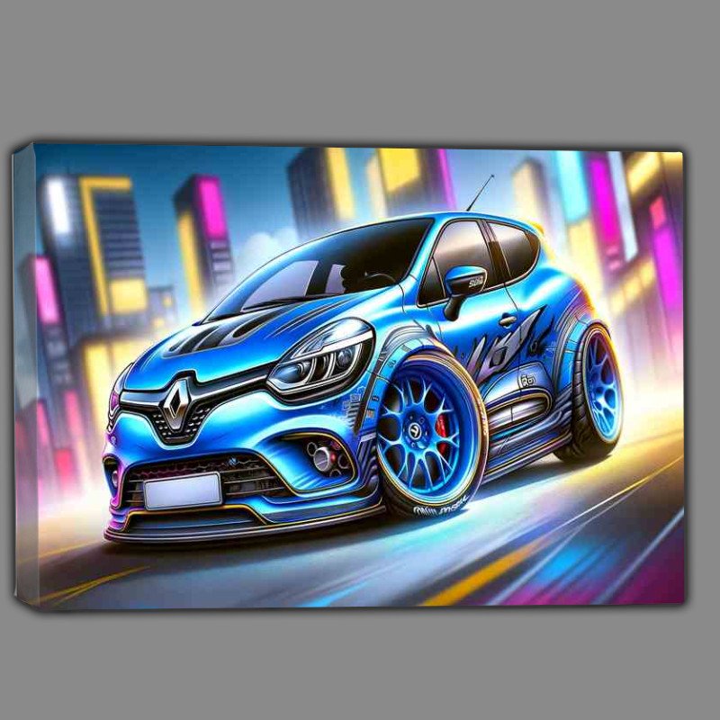 Buy Canvas : (Renault Clio Sport The car is designed with speed In mind)