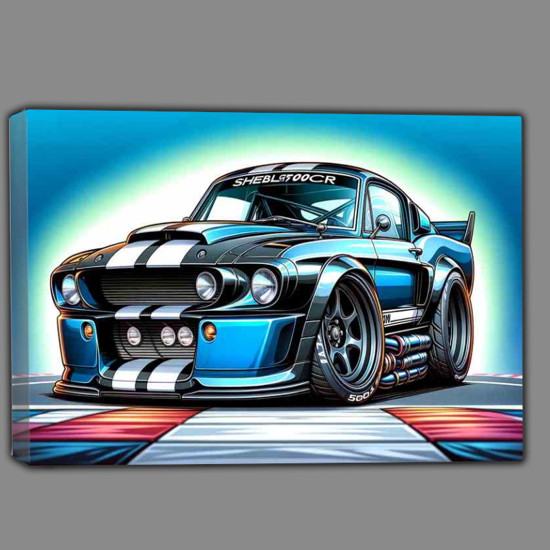 Buy Canvas : (Shelby GT500CR with extremely exaggerated features)