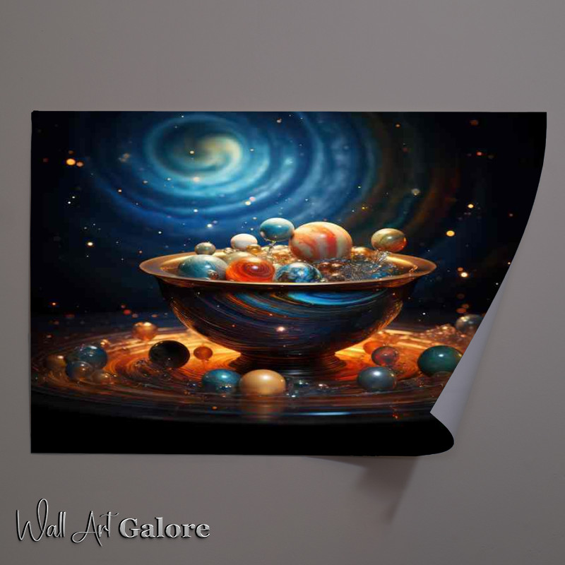 Buy Unframed Poster : (Lustrous Labyrinths Getting Lost in Glittering Galaxies)