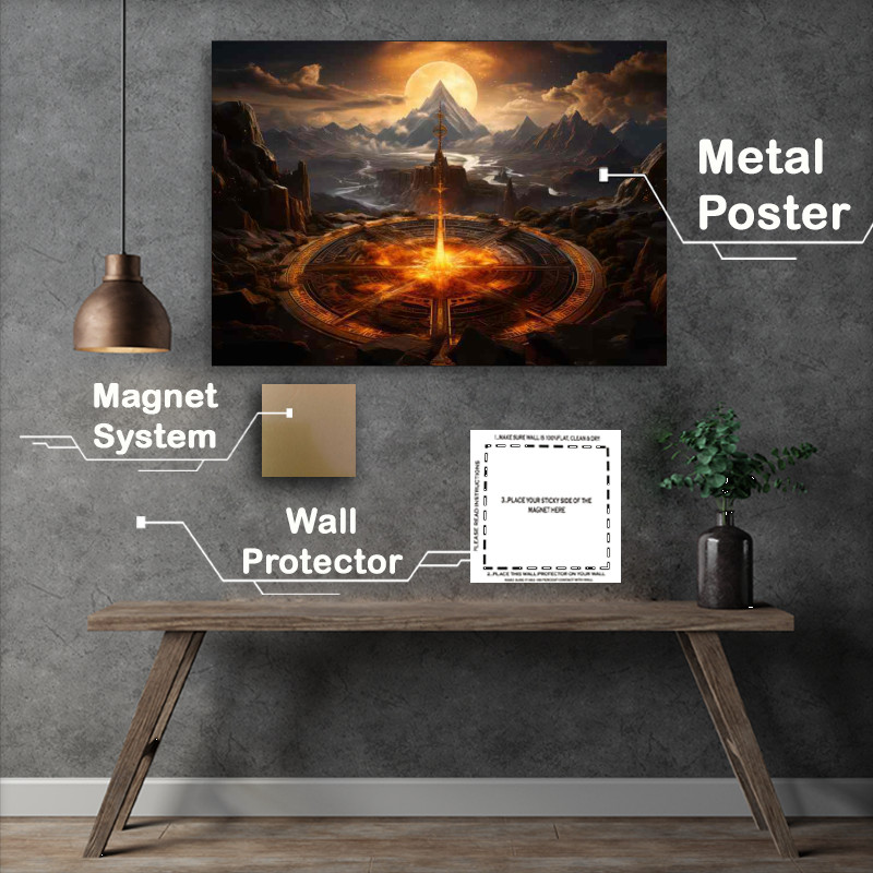 Buy Metal Poster : (Mystical Hues The Legends of Lustrous Lands)