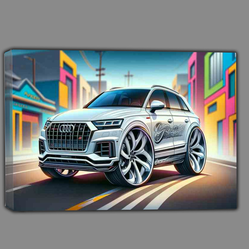 Buy Canvas : (Audi Q7 4x4 styl ewith white paint)